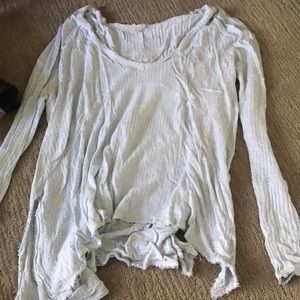 Free People light blue long sleeve!